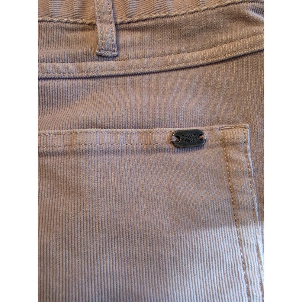 Carve Designs Oahu Skirt Womens Size 8 Light Pink Lilac Corduroy Frayed Hem Mini - Picture 4 of 7